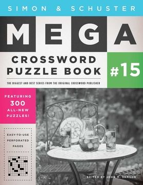 portada Simon & Schuster Mega Crossword Puzzle Book #15 (en Inglés)