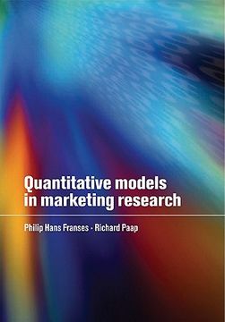 portada Quantitative Models in Marketing Research (en Inglés)