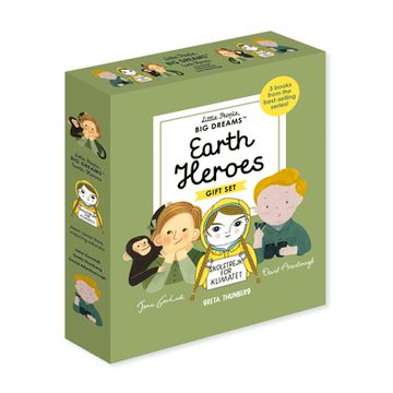 portada Little People, big Dreams: Earth Heroes: 3 Books From the Best-Selling Series! Jane Goodall - Greta Thunberg - David Attenborough 