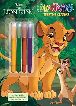 portada Disney the Lion King: Colortivity Twisting Crayons