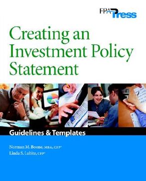 portada creating an investment policy statement