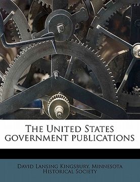 portada the united states government publications (in English)