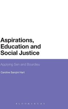portada aspirations, education and social justice: applying sen and bourdieu (en Inglés)