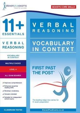 portada 11+ Essentials Verbal Reasoning: Vocabulary in Context Level 4 (First Past the Post)