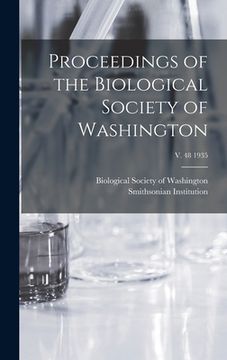 portada Proceedings of the Biological Society of Washington; v. 48 1935 (en Inglés)