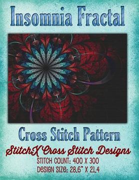 portada Insomnia Fractal Cross Stitch Pattern (en Inglés)