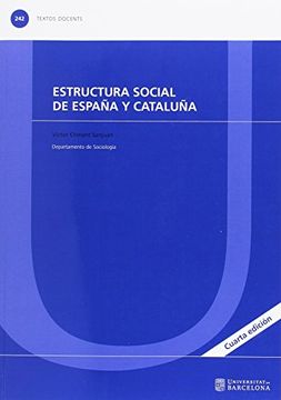 portada Estructura social en España y Cataluña (4ª ed.)