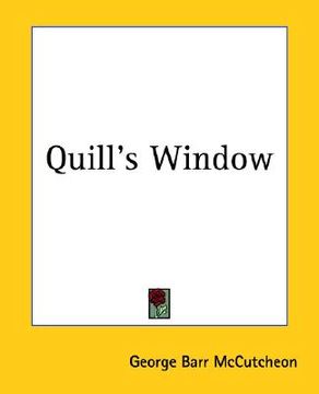 portada quill's window (en Inglés)