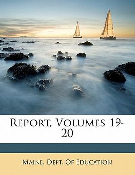 portada report, volumes 19-20 (en Inglés)
