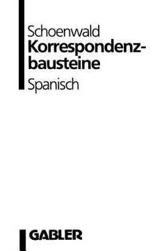 portada Korrespondenzbausteine Spanisch (en Alemán)