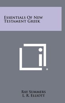 portada essentials of new testament greek (in English)