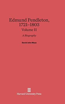 portada Edmund Pendleton, 1721-1803, Volume ii (en Inglés)