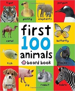 portada First 100 Animals (First 100 Soft to Touch Board Books) (Portadas Aleatorias) 