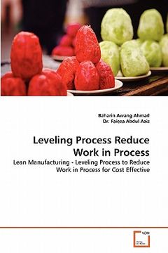 portada leveling process reduce work in process (en Inglés)