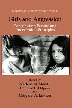 portada girls and aggression: contributing factors and intervention principles (en Inglés)