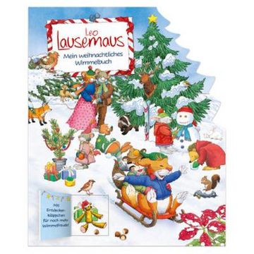 portada Leo Lausemaus - Mein Weihnachtliches Wimmelbuch (en Alemán)