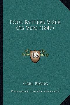 portada poul rytters viser og vers (1847)