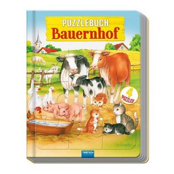 portada Trötsch Puzzlebuch Bauernhof: Beschäftigungsbuch Entdeckerbuch Puzzlebuch (in German)
