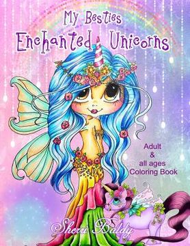 portada Sherri Baldy My-Besties Enchanted Unicorn Coloring Book (in English)