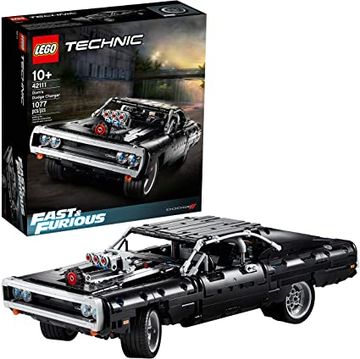 portada LEGO Technic Fast & Furious Dom's Dodge Charger 42111 Juego de construcción de auto de carreras, nuevo 2020 (1077 piezas)
