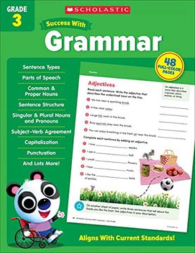portada Scholastic Success With Grammar Grade 3 Workbook (en Inglés)