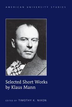portada Selected Short Works by Klaus Mann 
