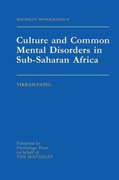 portada Culture and Common Mental Disorders in Sub-Saharan Africa (en Inglés)