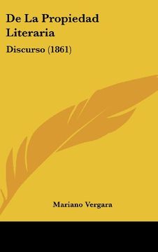 portada De la Propiedad Literaria: Discurso (1861) (in Spanish)