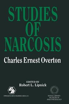 portada Studies of Narcosis: Charles Ernest Overton (en Inglés)