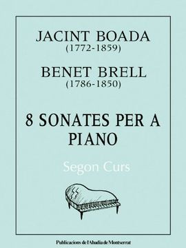 portada 8 Sonates per a Piano. Segon Curs (in Catalá)