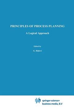 portada Principles of Process Planning: A Logical Approach (in English)