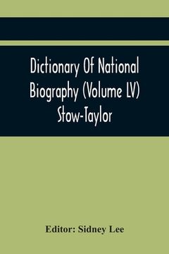 portada Dictionary Of National Biography (Volume Lv) Stow-Taylor (in English)