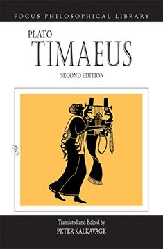 portada Timaeus (The Focus Philosophical Library)