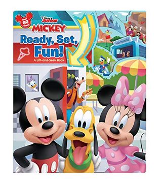 portada Mickey Ready, Set, Fun! A Lift-And-Seek Book (in English)