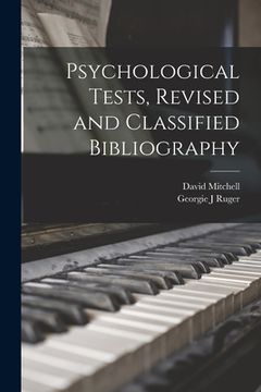 portada Psychological Tests, Revised and Classified Bibliography (en Inglés)