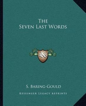 portada the seven last words (en Inglés)