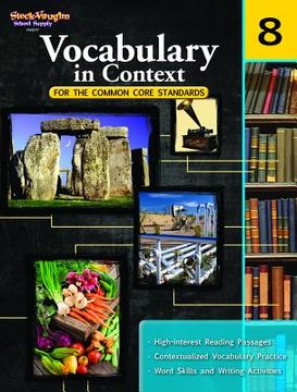 portada vocabulary in context for the common core standards, grade 8 (in English)