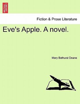 portada eve's apple. a novel. (en Inglés)