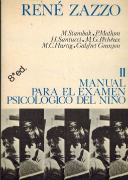 portada Manual Para el Examen Psicologico del Niño (t. 2) (in Spanish)
