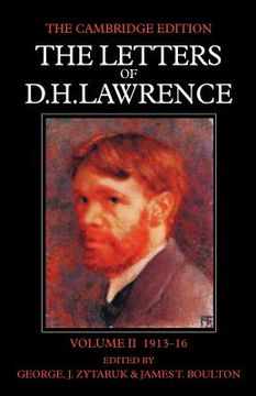 portada The Letters of d. H. Lawrence: Volume 2 (The Cambridge Edition of the Letters of d. H. Lawrence) (in English)