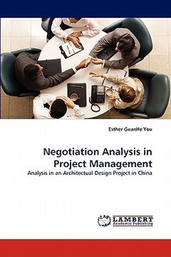 portada negotiation analysis in project management (en Inglés)