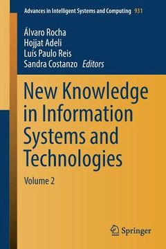 portada New Knowledge in Information Systems and Technologies: Volume 2 (in English)