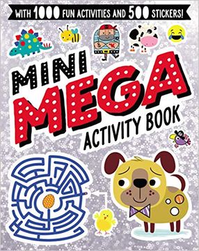 portada Mini Mega Activity Book (Silver) (en Inglés)