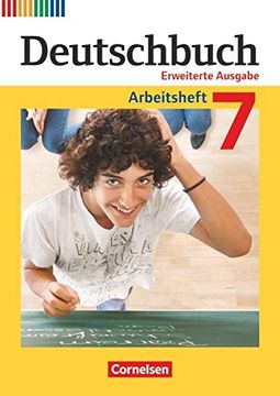 portada Deutschbuch 7. Schuljahr. Erweiterte Ausgabe - Arbeitsheft mit Lösungen (en Alemán)