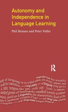 portada Autonomy and Independence in Language Learning (Applied Linguistics and Language Study) (en Inglés)