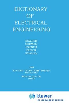 portada dictionary of electrical engineering: english, german, french, dutch, russian (en Inglés)