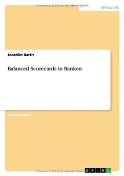 portada Balanced Scorecards in Banken (German Edition)