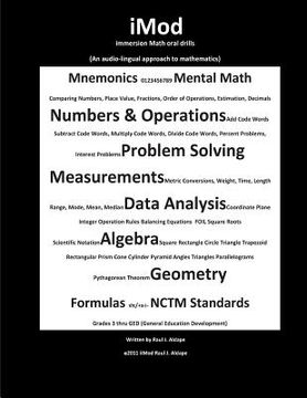 portada iMod: immersion Math oral drills (en Inglés)