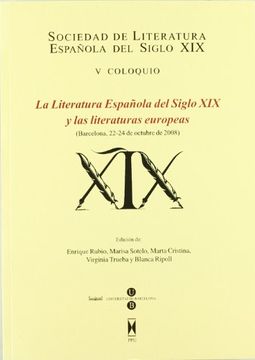 portada La Literatura Española del Siglo xix y las Literaturas Europeas
