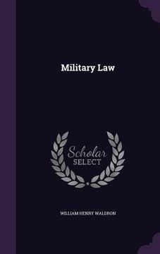 portada Military Law (en Inglés)